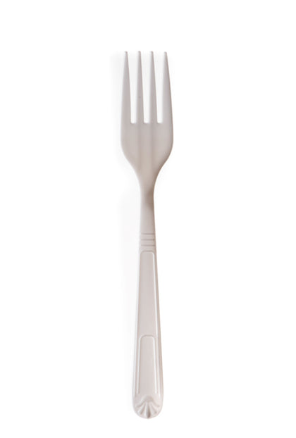 Premium Heavy Weight Disposable Forks White