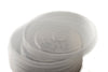 Disposable White Paper Soup Containers with Plastic Lids - White Ice Cream Containers / Yogurt Cups with Plastic Lids (8oz, 12oz, 16oz, 26oz, 32oz)